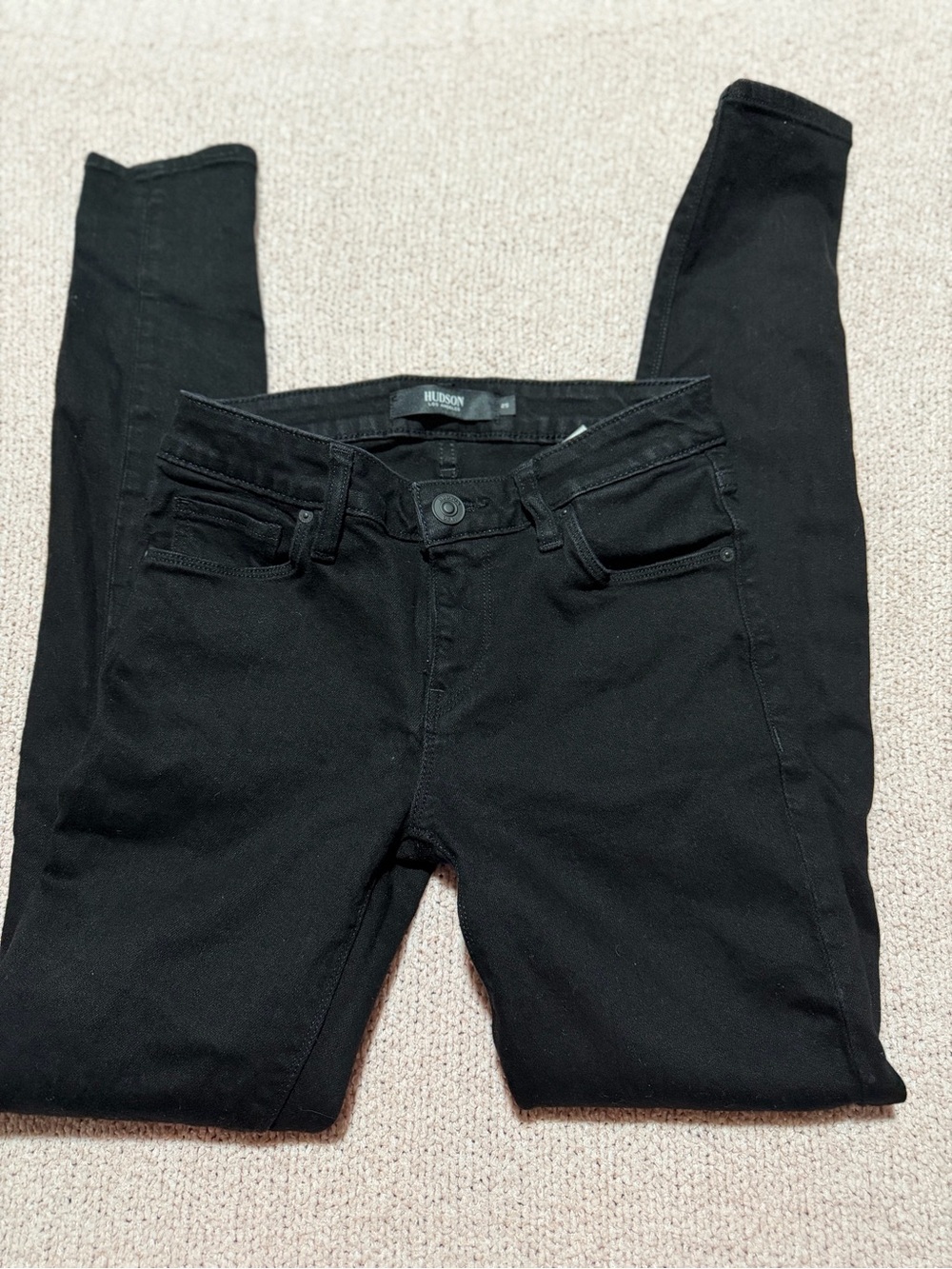 Hudson Jeans Black Women's Skinny Stretch Denim